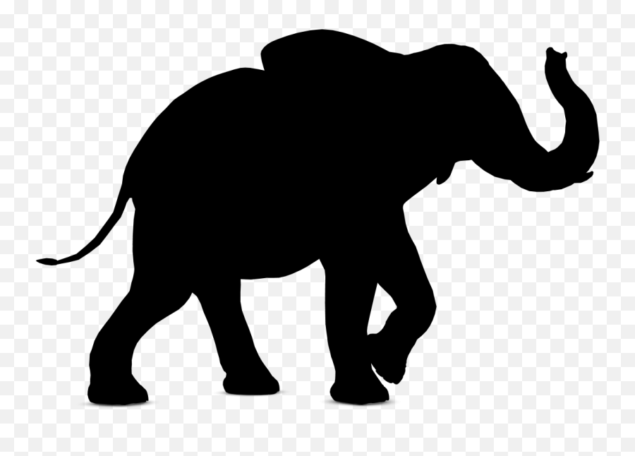Illustration Indian Elephant Image Silhouette - Transparent Elephant Silhouette Png Emoji,Elephant Emoji
