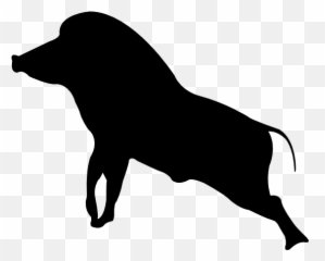 Wild Boar Pig Running Sticker - Dog Emoji,Boar Emoji
