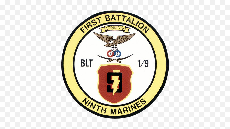 1st Battalion 9th Us Marine Regiment - 1st Battalion 9th Marines Logo Emoji,Marine Corps Emoji