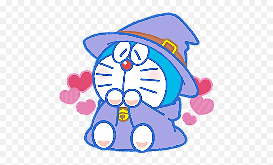 Picture - Doraemon Line Sticker Emoji,Wizard Hat Emoji