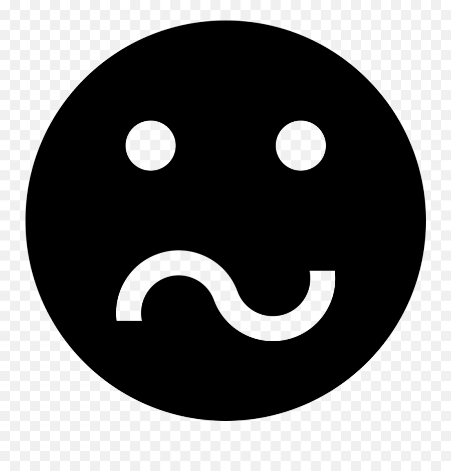 Confused Emoticon Smiley Face Bewildered Svg Png Icon Free - Face Confused Smiley Png Emoji,Confused Emoticon