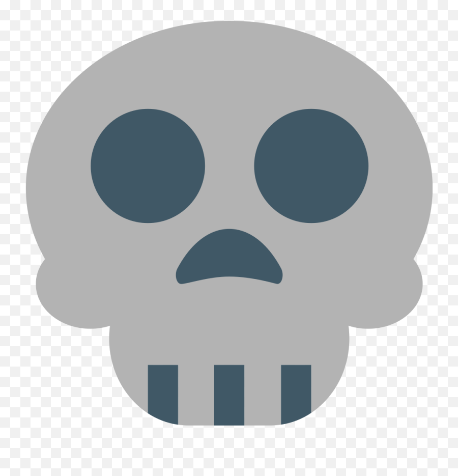 Emojione1 1f480 - Skull Emoji,Bone Emoji