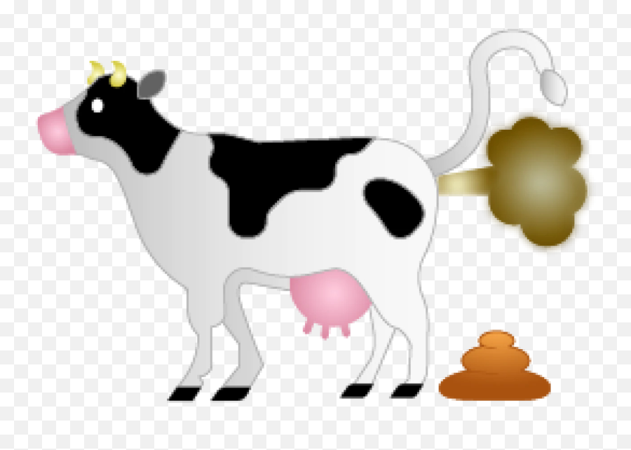 Climate Change Emojis Are Humorous Conversation - Cow Farts Methane Cartoon,Goat Emoji