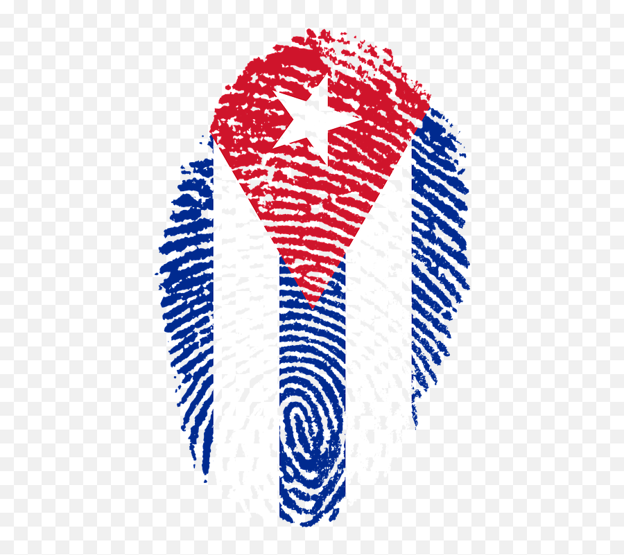 Cuba Flag Fingerprint - Puerto Rico Flag Emoji,Cuban Flag Emoji
