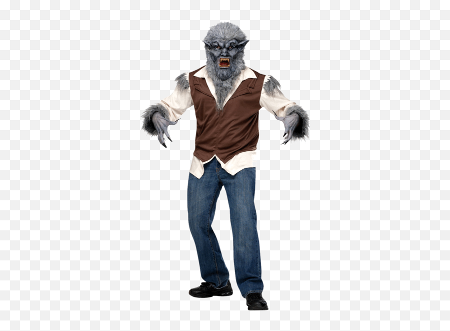 Werewolf Jeans Transparent Png - Horror Dress For Men Emoji,Question Mark Jeans Emoji