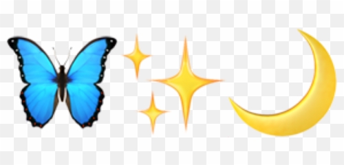 Free - Butterfly Emoji Png Transparent