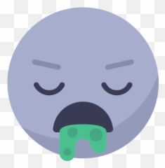 Face Smiley Sick Puke Vomit - Basilica Emoji