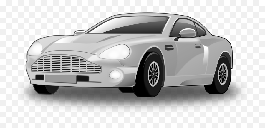 Aston Martin Car Silver Car Sports Car Free Vector Graphics - Silver Car Clip Art Emoji,Argentina Flag Emoji