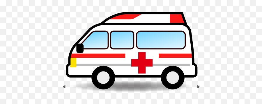 Ambulance Emoji For Facebook Email Sms - Ambulance Emoji Png,Ambulance Emoji