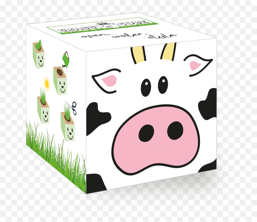 Cow - Monkey Cube Emoji,Piggy Emoticon