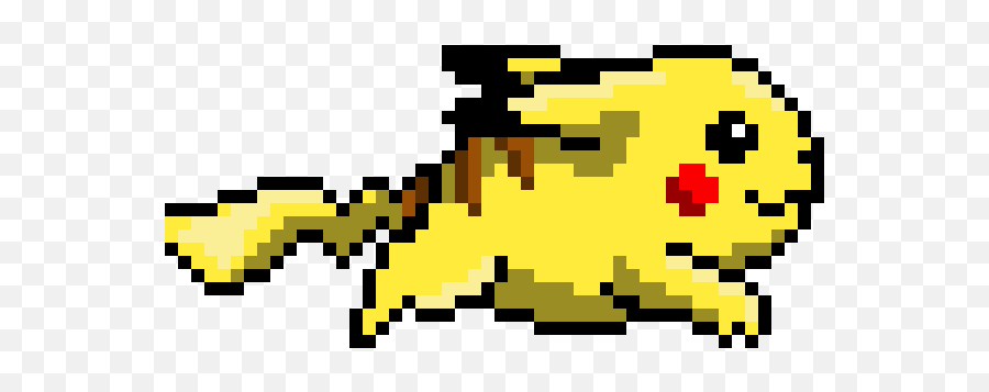 Pixilart - Pikachu By Gwiazda Surfing Pikachu Emoji,Pikachu Emoticon