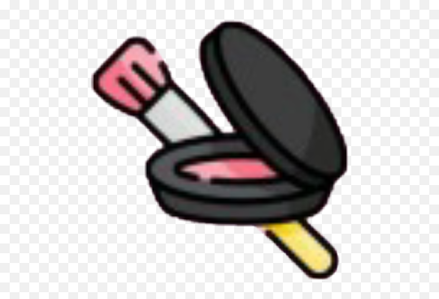 Makeup Cosmetics Cosmetic Brush Blush Emoji Sticker,Emoji Brush