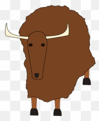 Yak Transparent Png Clipart Free - Yak Clipart Cub Emoji,Yak Emoji