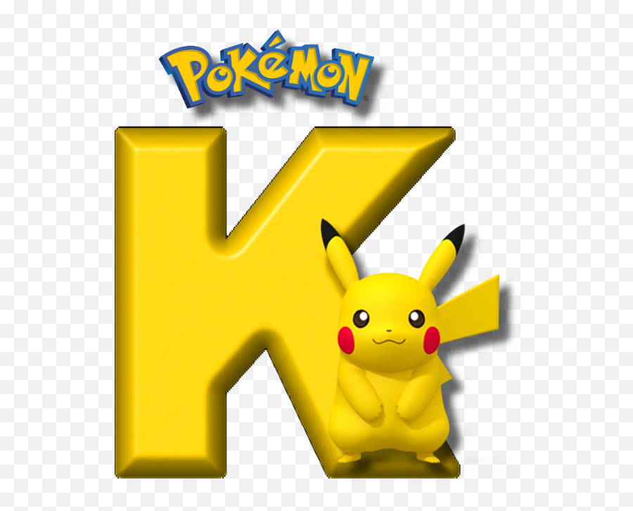 Abecedario De Pikachu De Pokémon Pikachu Alphabet - Oh My Abecedario De Pikachu Emoji,Pikachu Emoji Text