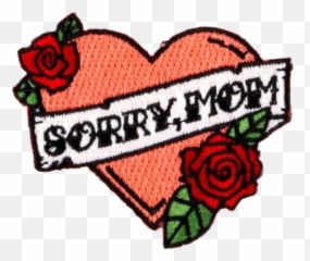 heart sorry mom mischief Sticker by michaelaspeno - Garden Roses Emoji