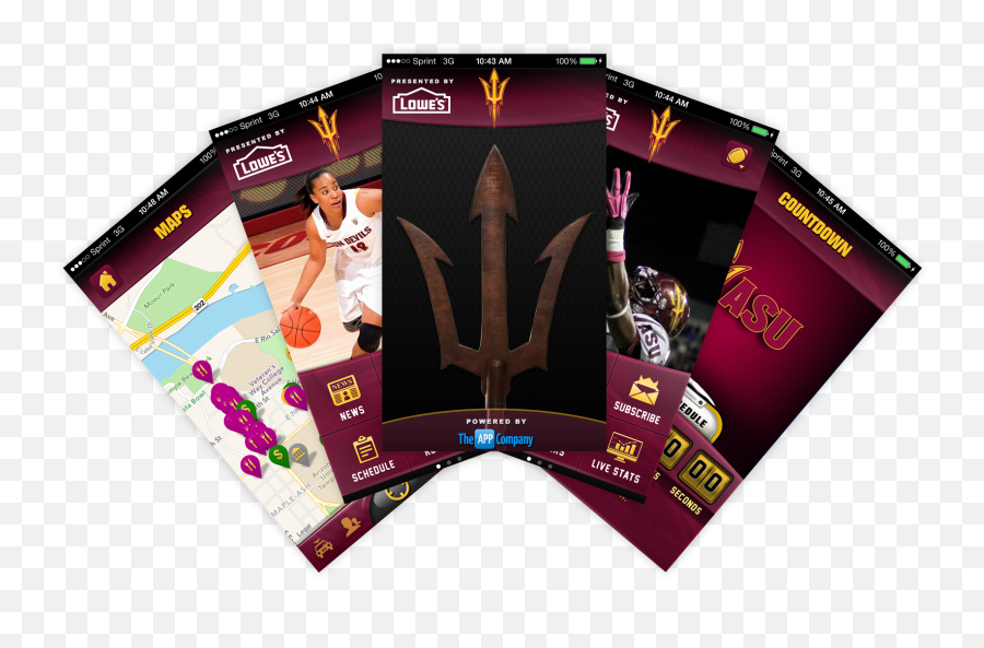 Official Arizona State University Sun Devil Athletics App - Graphic Design Emoji,Space Shuttle Emoji