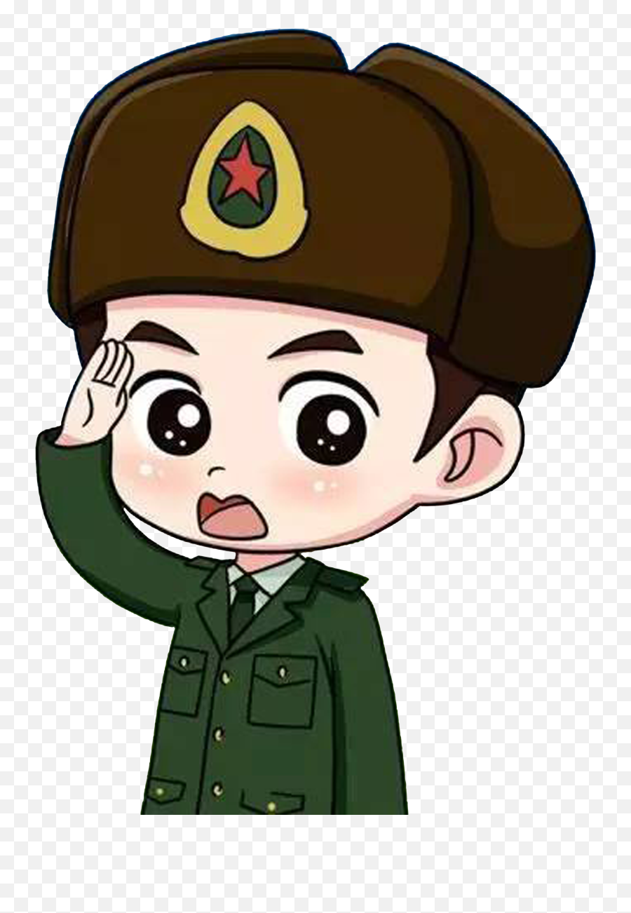Salute Cartoon Png Transparent Cartoon - Jingfm Soldier Salute Clipart Png Emoji,Army Salute Emoji