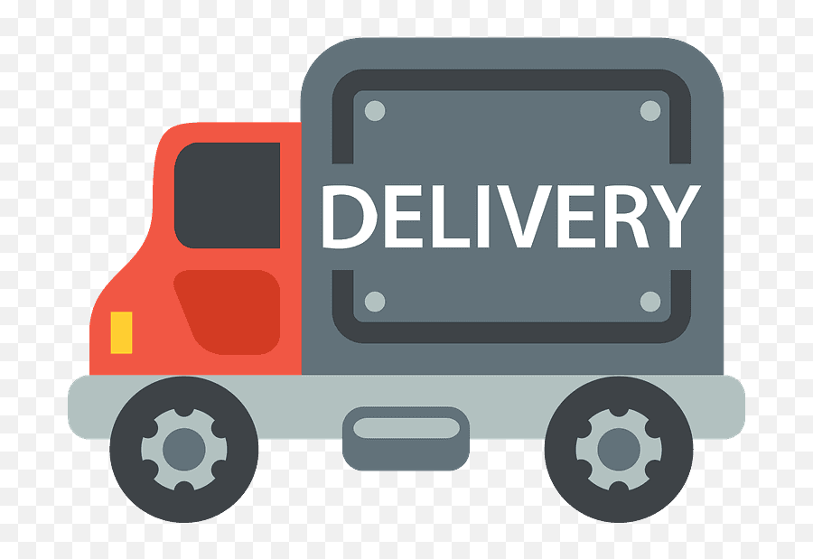 Delivery Truck Emoji Clipart - Delivery Truck Emoji,Truck Emoji