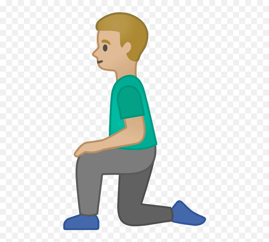 Man Kneeling Emoji Clipart Free Download Transparent Png - Persona De Rodilla Dibujo,Leg Emoji