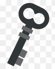 Old Key Emoji Clipart - Chiave