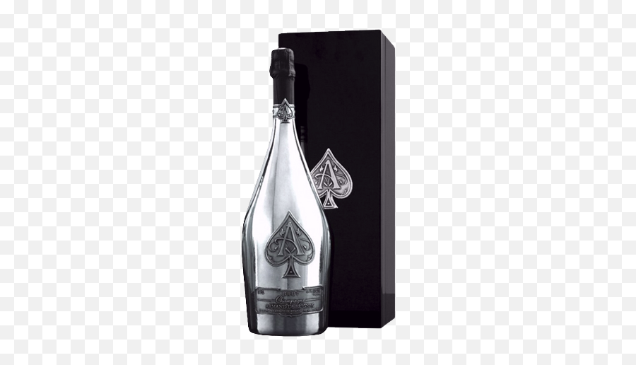Silver Champagne Bottle Png U0026 Free Silver Champagne Bottle - Ace Of Spade Silver Emoji,Champagne Bottle Emoji