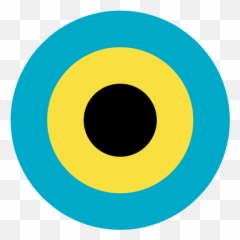 Roundel Of The Bahamas - Circle Emoji