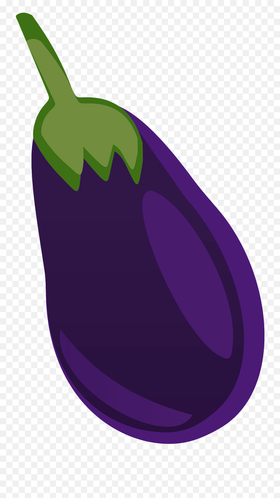 Eggplant Clipart - Cartoon Images Of Brinjal Emoji,The Eggplant Emoji