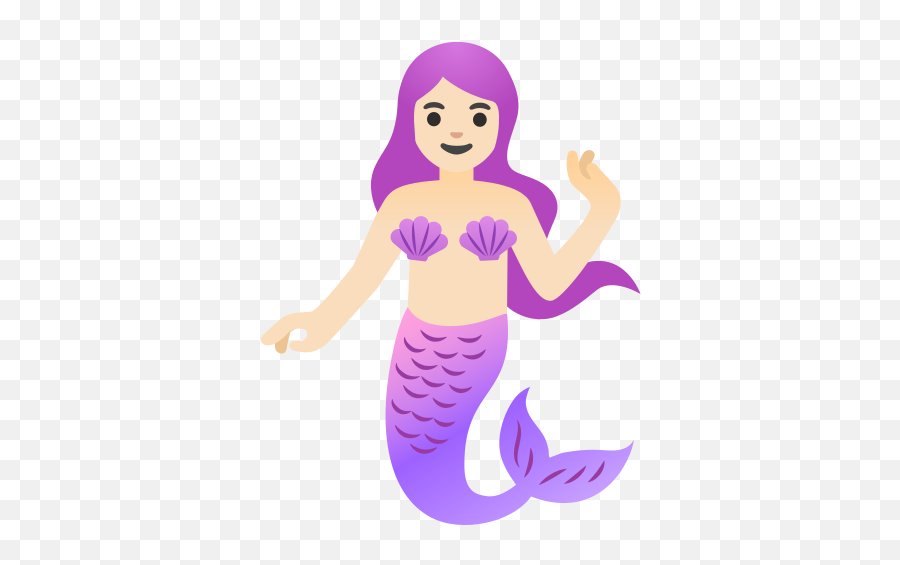 U200d Mermaid Light Skin Tone Emoji - Emoji,Emoji Skin Tones