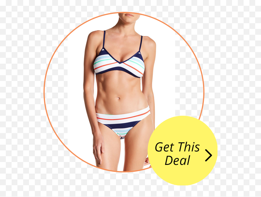 Splendid Printed Bralette Bikini Top And Hipster Bikini - For Women Emoji,Emoji Bikini