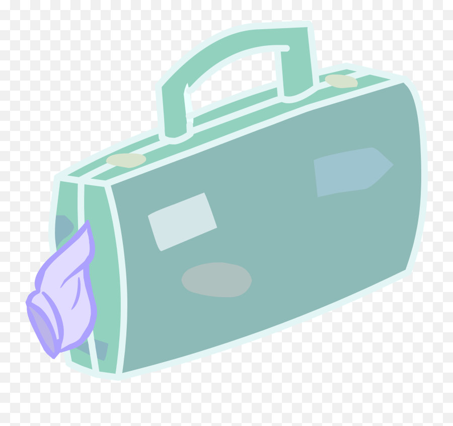 Ghostly Suitcase - Portable Emoji,Briefcase Paper Emoji