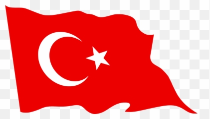 Flag Red Turkey Turkish Waving - Transparent Turkey Country Flag Emoji,Turkish Flag Emoji