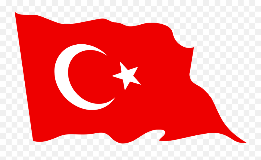 Flag Red Turkey Turkish Waving - Transparent Turkey Country Flag Emoji,Turkish Flag Emoji