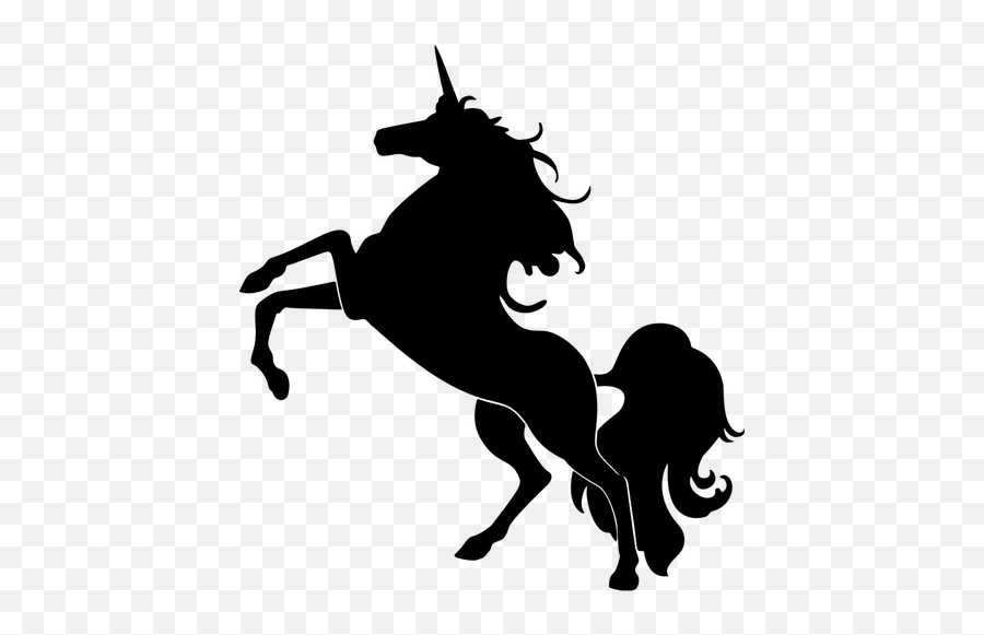 Einhorn - Unicorn Silhouette Emoji,Unicorn Emoji