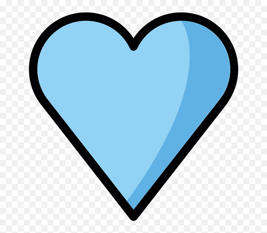 Openmoji - Heart Emoji,Blue Heart Emoji