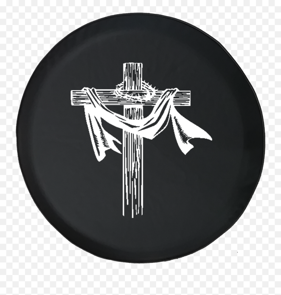 Free Jesus On Cross Black And White - Wooden Cross Logo Emoji,Black Cross Emoji