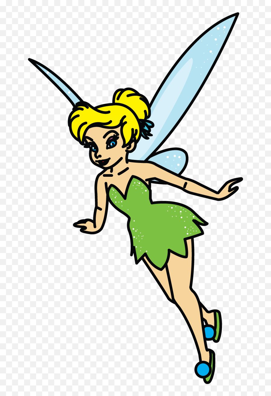 Tinker Bell Fairy Disney Fairies Youtube Peter Pan - Easy Drawing Of Fairy Emoji,Fairy Emoji