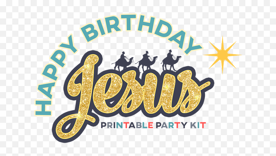 Throw Jesus A Happy Birthday On - Free Printable Happy Birthday Jesus Emoji,Nativity Emoji