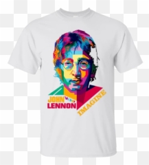John Lennon Parrod T - John Lennon T Shirt Design Emoji,John Lennon Emoji
