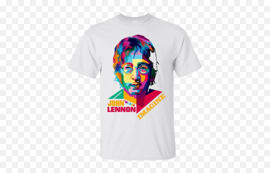 John Lennon Parrod T - John Lennon T Shirt Design Emoji,John Lennon Emoji