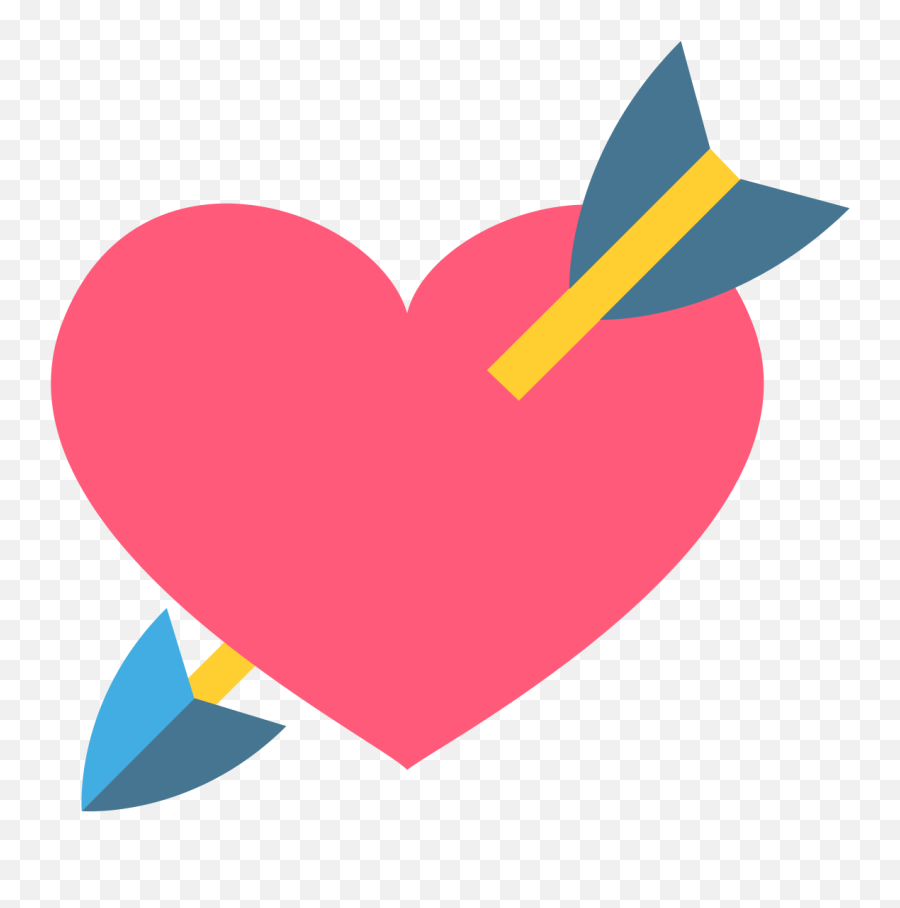 Emojione 1f498 - Heart With Down Arrow Emoji Meaning,Emoji Holiday Symbols