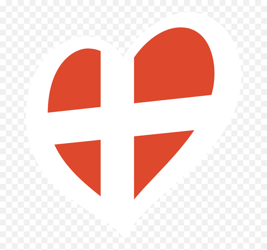 Eurovision Song Contest Heart - Denmark Flag Heart Png Emoji,Songs Made Out Of Emojis