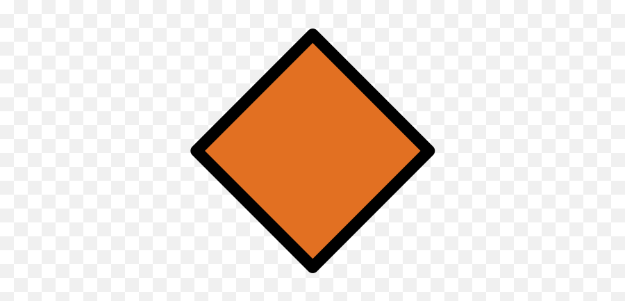 Small Orange Diamond - Emoji Meanings U2013 Typographyguru Road Narrows On The Left,Orange Emoji