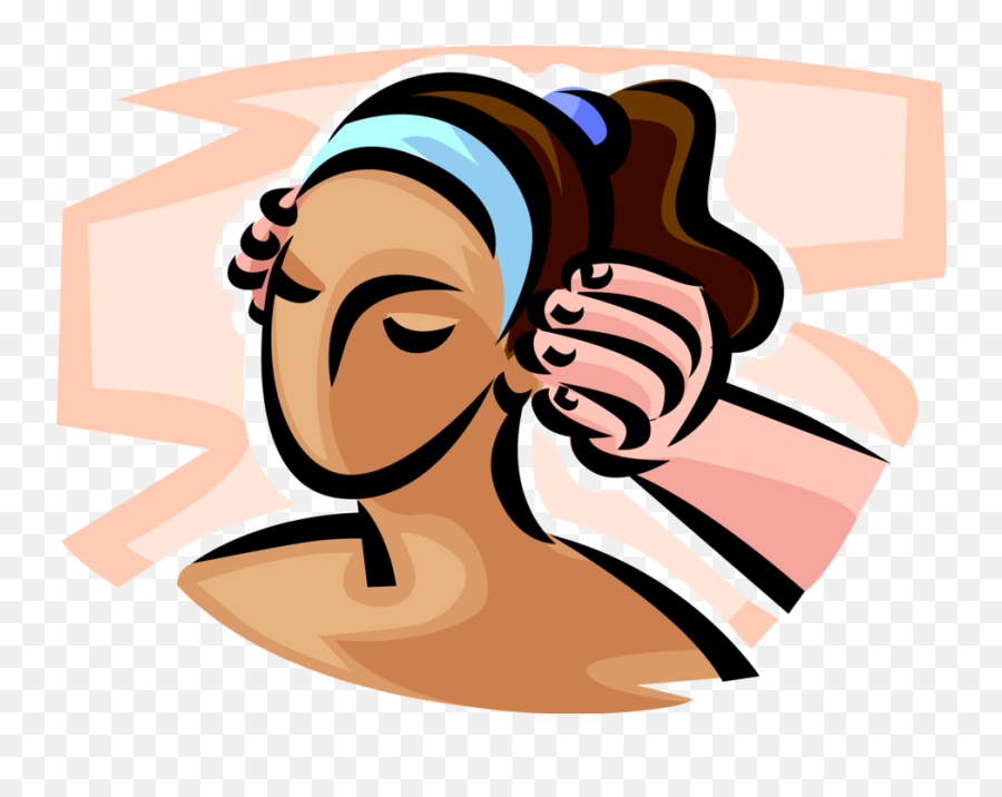 Massage Clipart Head Massage Massage Head Massage - Head Massage Clipart Png Emoji,Massage Emoji