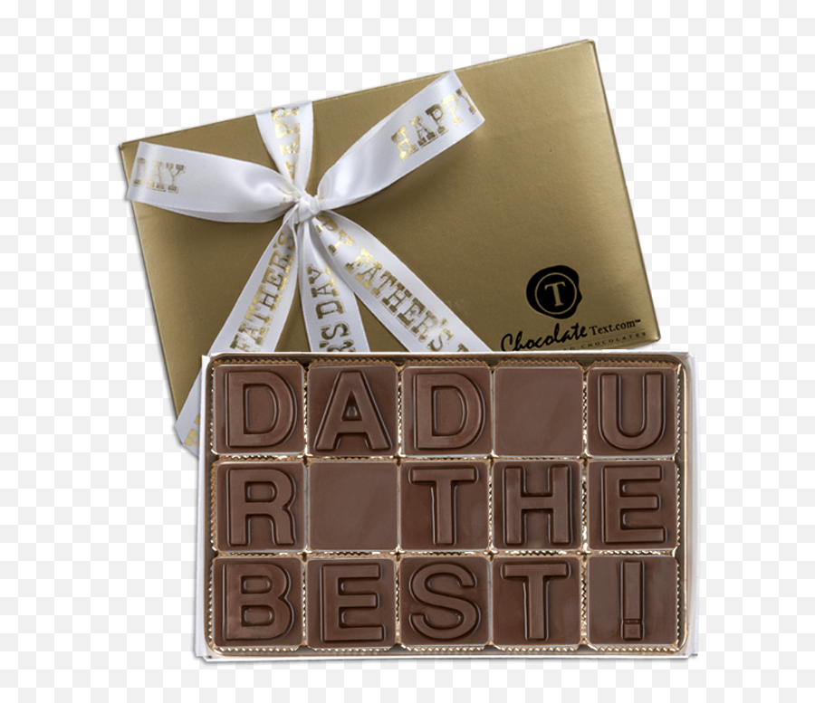 Fatheru0027s Day Chocolate Gifts From Chocolate Text - Chocolates With The Nice Packaging In North America Emoji,Dad Emoji