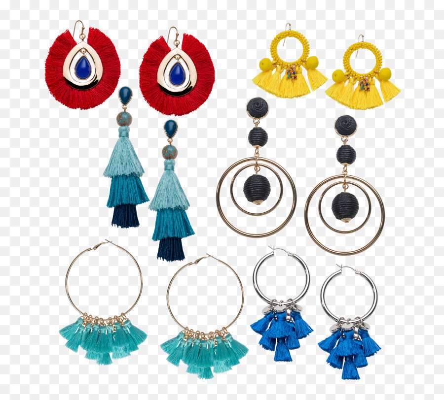 Jessica Simpson Pom U0026 Tassel Jewelry - Earrings Emoji,Emoji Jewelry