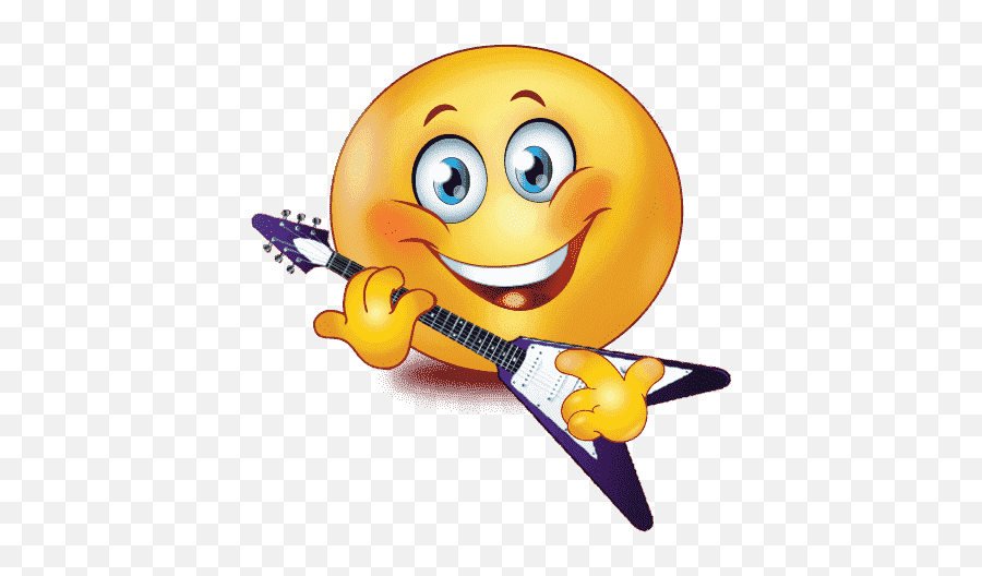 Career Emoji Transparent Images Png Png Mart - Emoticon Guitar,Waving Emoticon
