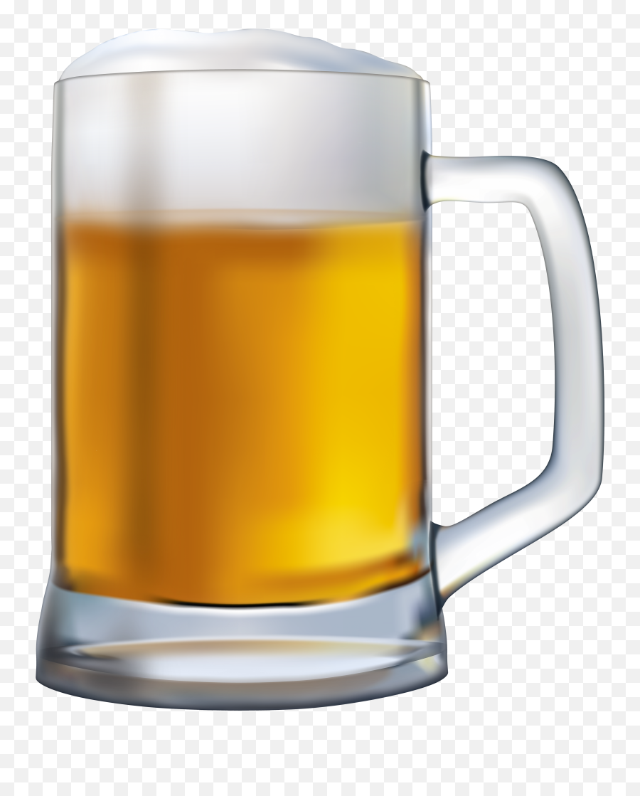 Clipart Beer Glass Png - Free Beer Mug Clipart Emoji,Beer Mug Emoji
