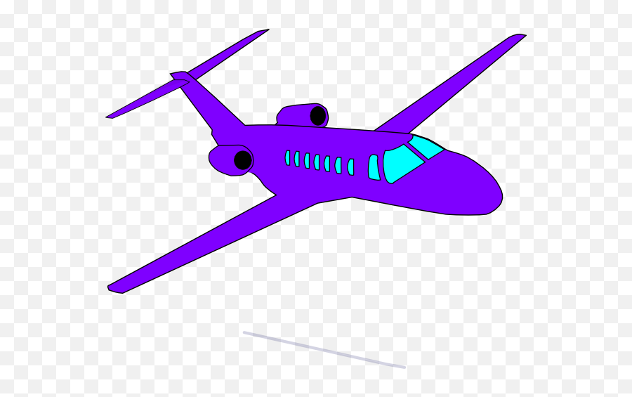 Purple Airplane Clipart - Purple Plane Clipart Emoji,Airplane Emoticon
