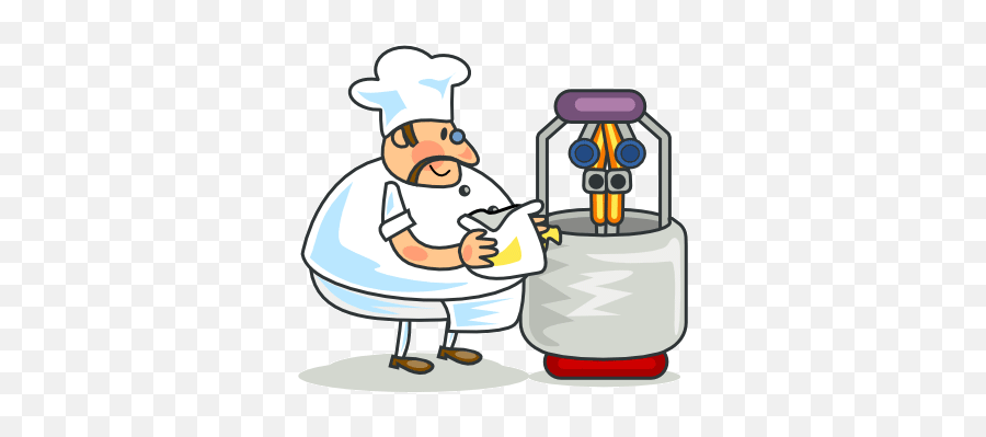 Chef Clipart Gif - Cartoon Chef Gif Transparent Background Emoji,Chef Emoji Android