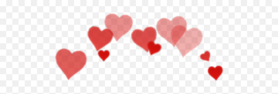 Mac Hearts Transparent Png Clipart - Red Heart Png Emoji,Emoji With Three Hearts